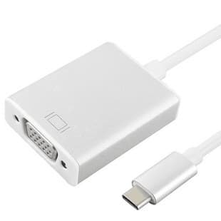 Typ-C till VGA-adapterkabel, HD-videokonverterare för telefon, surfplatta, PC, Steam Deck