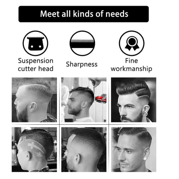 Keramiske hårklipperblade, holdbare, små, kompakte, til salon og hjemmebrug