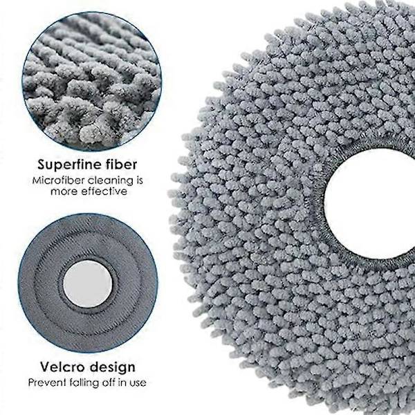 Vakuum moppepuder til Q robotstøvsuger reservedele tilbehør Grey