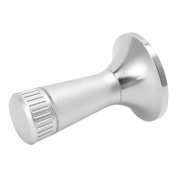 Kaffestamper og røresæt i rustfrit stål, 2-i-1, 58,3 mm, distributionsnål, sølv