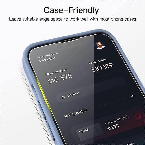 3-pack kompatibel med iPhone Härdat Glas - Skärmskydd kompatibel med iPhone 12