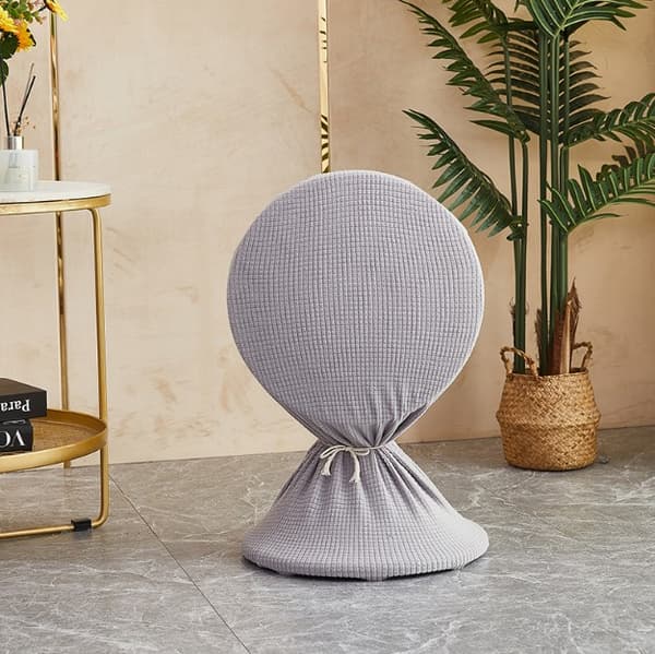 Fläktöverdrag, grå, universell passform för 30-90 cm fläktar, tvättbar polyester, dammskydd
