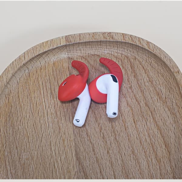 Ørepropper kompatible med Apple AirPods 4. generation, støvtætte silikoneovertræk, svedafvisende, sort