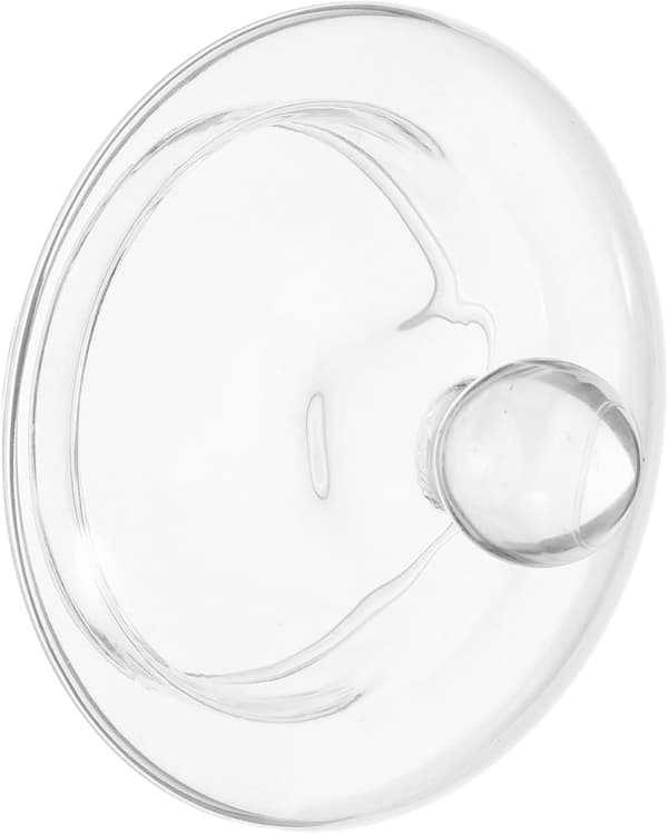 Glas Tekande Låg Erstatning til 1000 ml Tekande, 8,2 cm Diameter, Robust Glaslåg til Hjemmebrygning