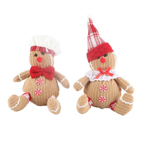 Pepparkaks-plyschleksak, pepparkaksgubbe, juldekoration