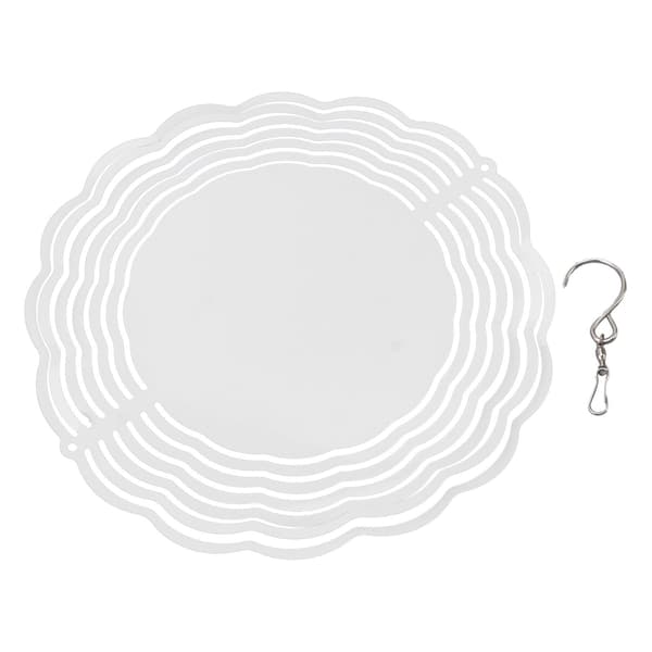 Sublimering vindklokke, DIY blank vindturbin i aluminium, utendørs hagevindusdekorasjon