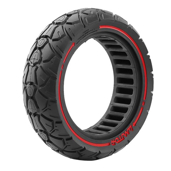 Elscooter terrängdäck, 70/65-6.5, svart, gummi, allterräng