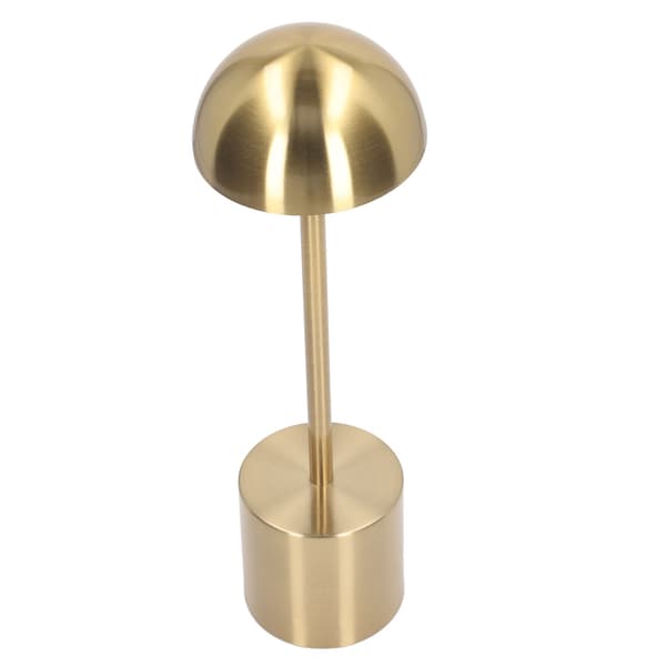 Trådløs genopladelig LED bordlampe, 2000mAh, 3 farve dæmpning, USB skrivebordslampe, guld