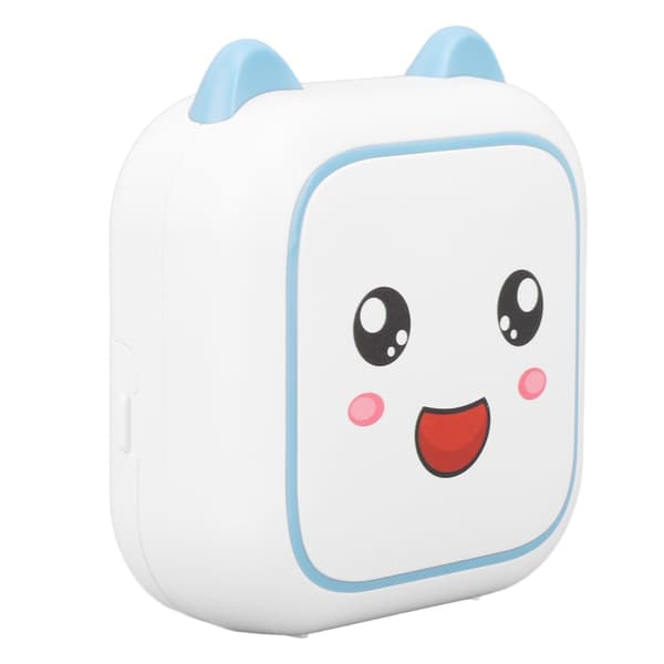 Mini Bluetooth Termisk Printer, Blå, Blækfri, 800mAh Genopladelig, Lav Støj, Bærbar