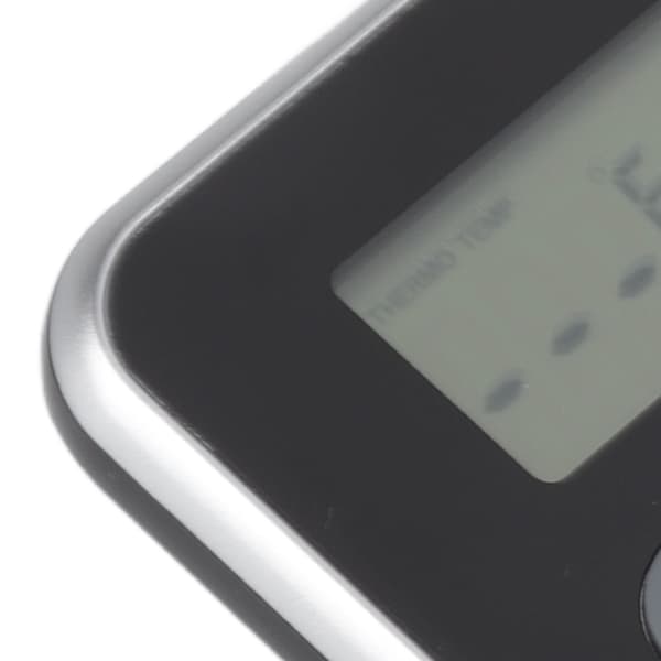 Digitalt kødtermometer med lang sonde, 2 enheder, LCD-display, timer til grill og køkken