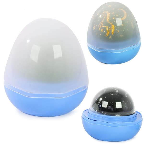 Stjerneprojektor Nattlys, Galakse Lampe, USB, 360° Rotasjon, Barneromsdekor