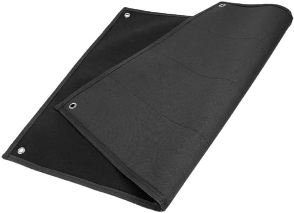 Taktisk Patch Display Panel, Væg Organizer Board, Sort, 85x70cm, 1000D Oxford Stof
