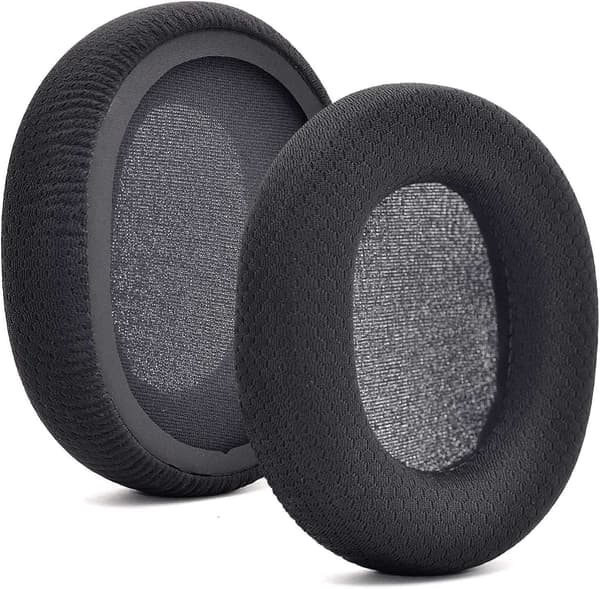 Erstatningsørepuder kompatible med SteelSeries Arctis 3 5 7, hukommelsesskum, 1 par