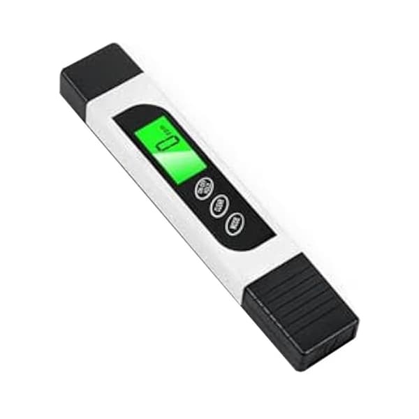TDS-måler Digital Vandtester, 3 i 1 EC- og Temperaturmåler, 0-9990 ppm, LCD-baggrundsbelysning