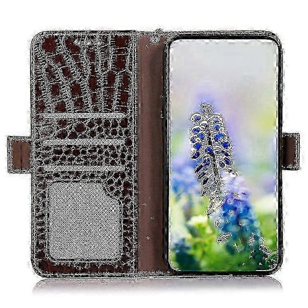 Flip Wallet-etui i ægte koskind til iPhone 16e Brown