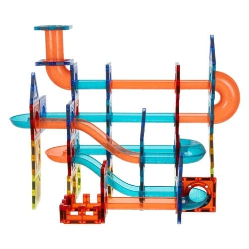 Magneettiset rakennuspalikat 96 osaa, kuularata, 3D-pallorata, STEM-lelu lapsille, monivärinen