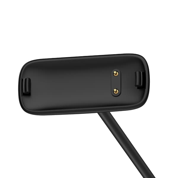 Fitbit Inspire 3 ladekabel, hurtiglading, svart, 1m, kompakt bærbar