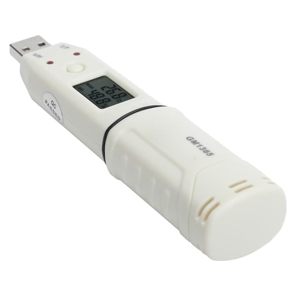 Digital temperatur- och luftfuktighetslogger, inomhustermometer hygrometer med larm, dataregistrator