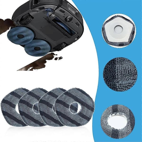 Til X10 Pro Omni robotstøvsuger sidebørste moppeklud støvposer reservedele As Shown