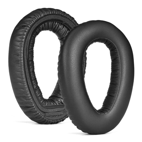 Erstatningsørepuder til Sennheiser PXC550 MB660, sort, proteinlæder memoryskum