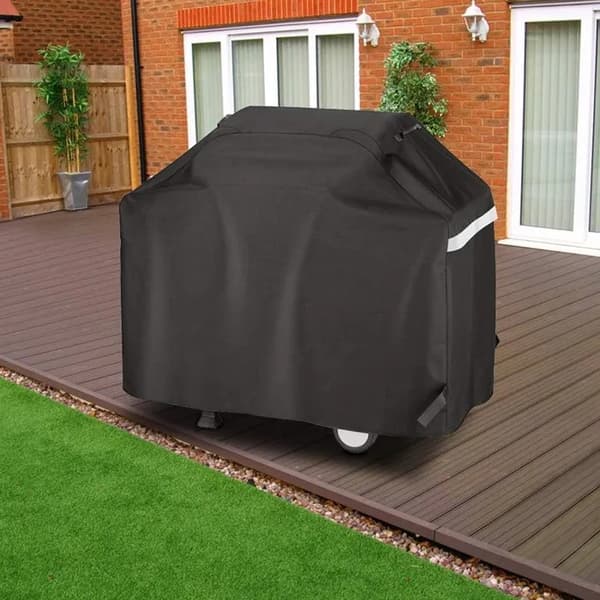 Vattentätt BBQ Grillöverdrag 150x100x125 cm, Kraftig Polyester, Vindtät Dragsko, Utomhus
