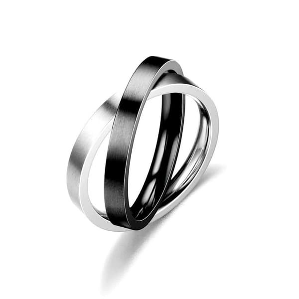 Roterende Båndring, Rustfrit Stål, 18mm, Stresslindring, Fidget Smykker
