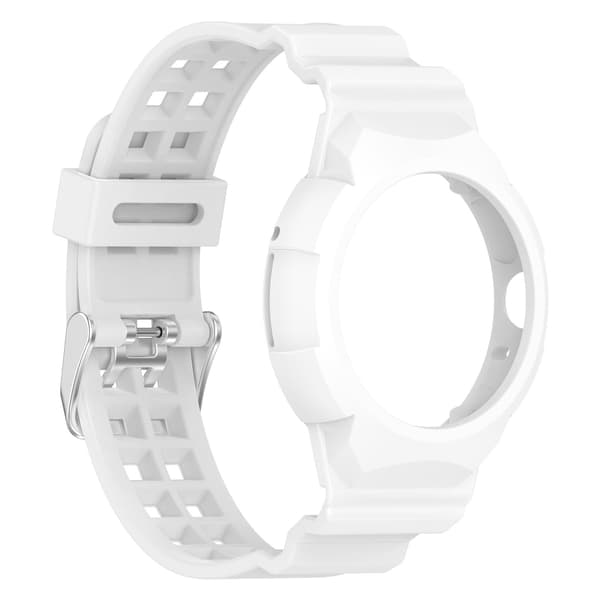 TPU-klockarmband för Google Pixel Watch 1/2, vit, hållbart flexibelt, 5,5-8,7 tums handled