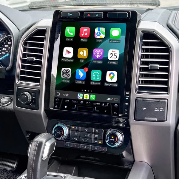 12.1\" Android bilstereo til Ford F150 2015-2019, 4+64GB, Qualcomm 8 Core, Trådløs Carplay