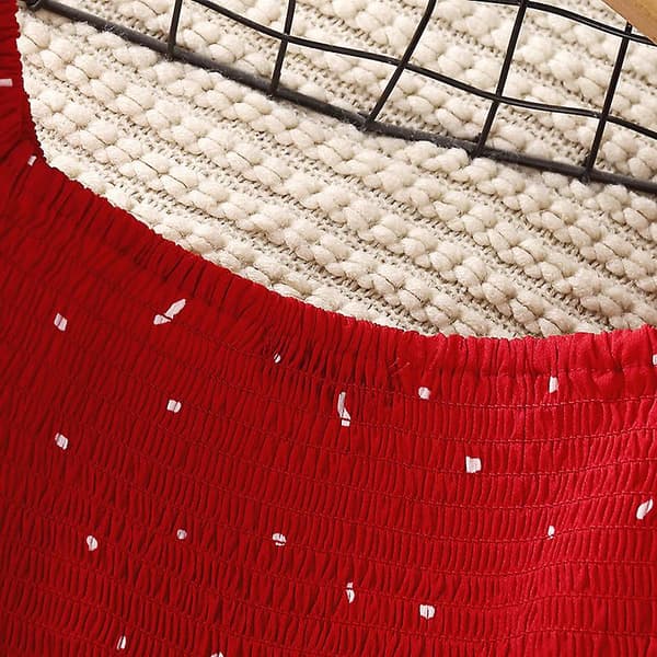 Kjol Barn Kortärmad Prinsessklänning RED-1 120cm