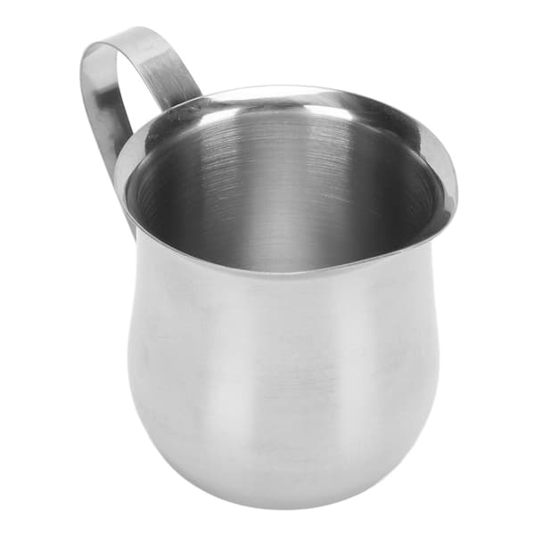 Mælkekande i rustfrit stål, 150 ml, ergonomisk dampkande til kaffe