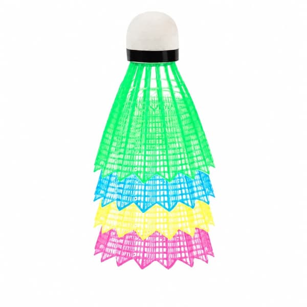 LED Badminton Fjerbolde, 12-pak, Nylon, Elastikbånd, Indendørs Udendørs