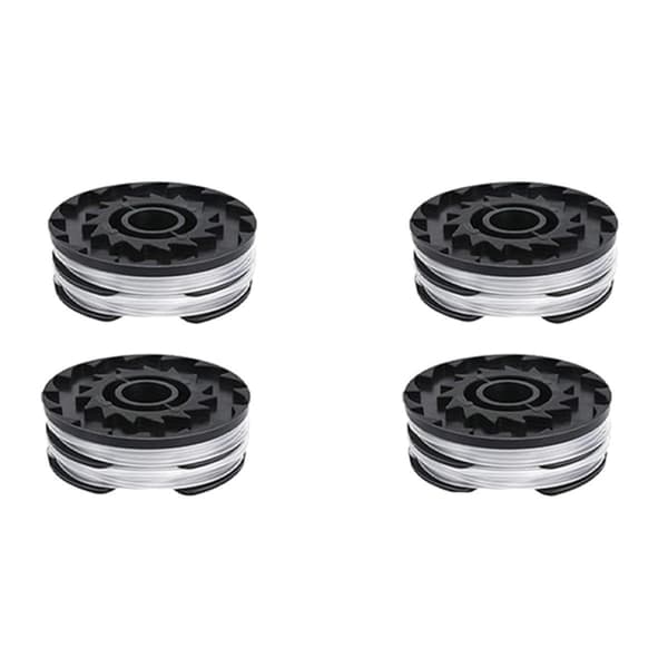 Udskiftningsspole til Parkside 20 LI C3, 4-pak sort, 6,5 cm diameter, ABS+Nylon, Trimmerline