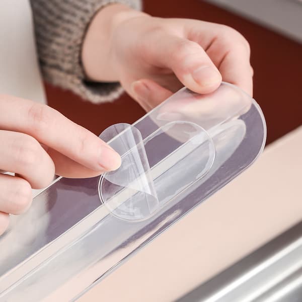 Plaststänkskydd för diskbänk, återanvändbart med stark vidhäftning, stänkskydd för diskning av grönsaker