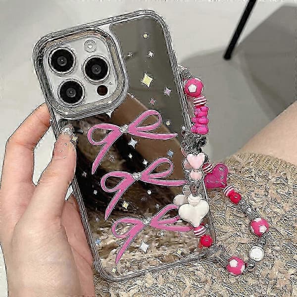 Fantasy Spejl Sløjfe Kæde Apple Telefon Cover Fuld Dækning Drop-resistent iPhone X XS