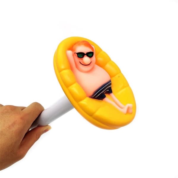 Tegneserie flydende pooltermometer, plastik, swimmingpool og badekar