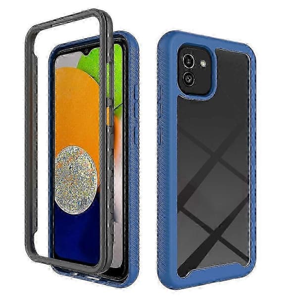 Nyhed til Samsung Galaxy A03 164mm Starry Sky Solid Color Series Stødsikkert PC + TPU Telefoncover