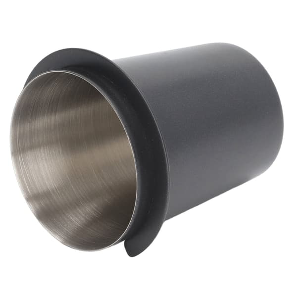 58 mm kaffedoseringskopp, rustfritt stål, universell, svart, pulvermater for espressomaskin