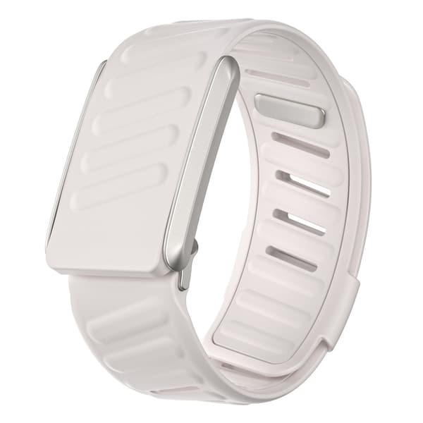 Silikonarmband för Whoop 4.0, Ljusgrå, Andningsbart, Justerbart, Bekvämt LightGrey