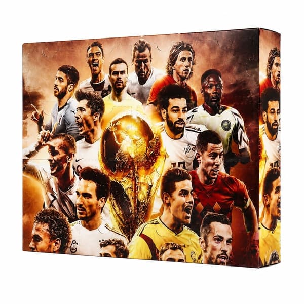PVC Fotbollsstjärna Blind Box, VM-samlarobjekt, Handhållen Leksak, Typ B