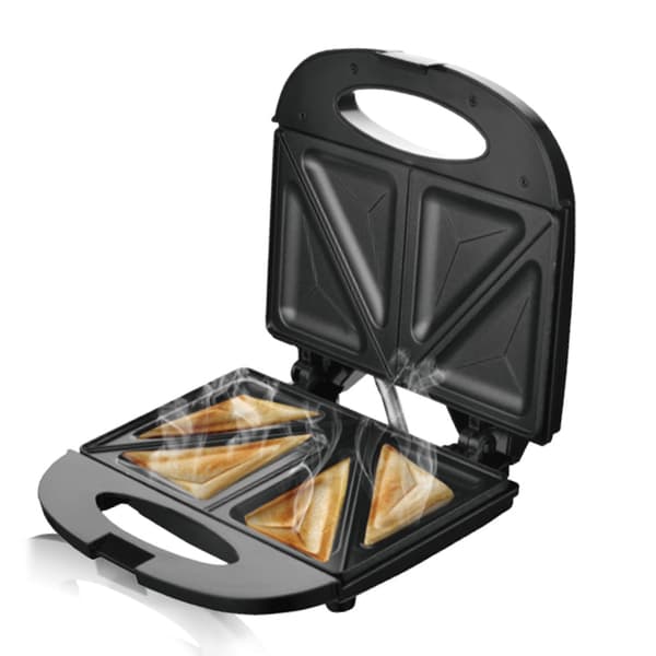 RAF Sandwich Maker til 2 Sandwiches Dobbeltsidet Morgenmad Maker Toaster