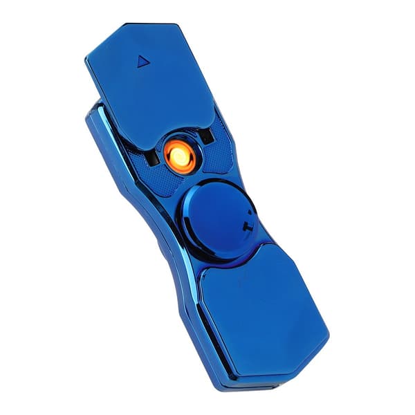 Bärbar USB-tändare med nödljus, zinklegering, för män, present