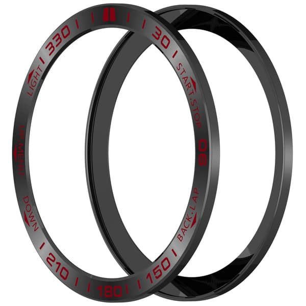 Støtfangerramme i rustfritt stål til Garmin Fenix 8, flerfarget, støtsikker beskyttelse, modell 3