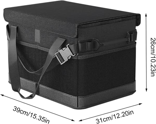 Stor Isoleret Picnictaske, Sammenklappelig Køletaske til Camping, Strand & Grill