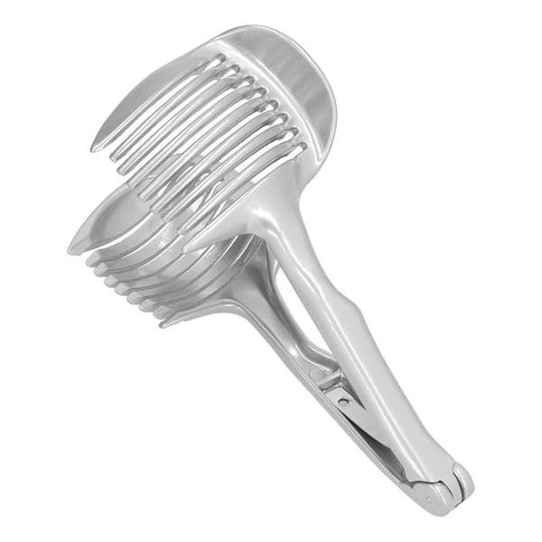 Håndholdt løkkutter i rustfritt stål, multifunksjonell sitronholder til kjøkkenet