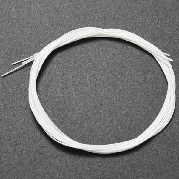 Hvite nylon-ukulelestrenger, 16-dels sett, erstatning for 21 23 26 tommer