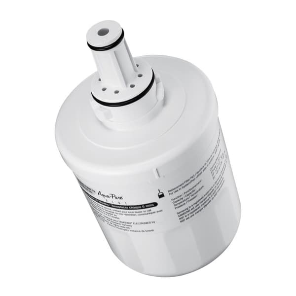 Kylskåpsvattenfilter kompatibelt med Samsung DA29-00003F, kokosnötskol, 3000 Gal, vit White (2-pack)