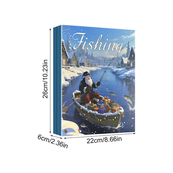 Fiske Julekalender, 24-dagers nedtelling til jul med fiskesluker for menn