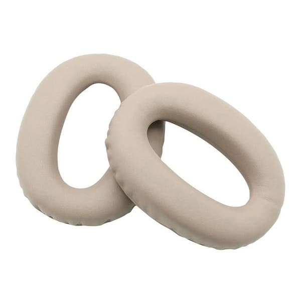 Øreputer for Sony MDR-1000X WH-1000XM2, Khaki, Minneskum, Kunstlær, Erstatningsputer