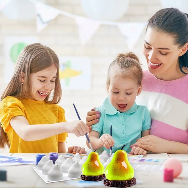 15 hulrum pæreformet silikoneform til moussekage, fransk dessert, 3D non-stick bageform