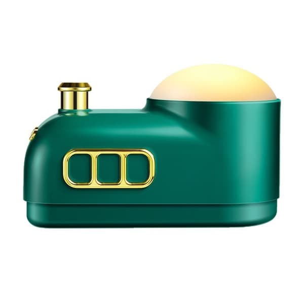 Bordsluftfuktare med nattlampa, fin spray, 155*82*95MM, vit, retro sovrum. green